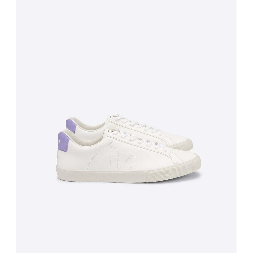 Veja ESPLAR CHROMEFREE Women\'s Sneakers White/Purple | NZ 618LIS